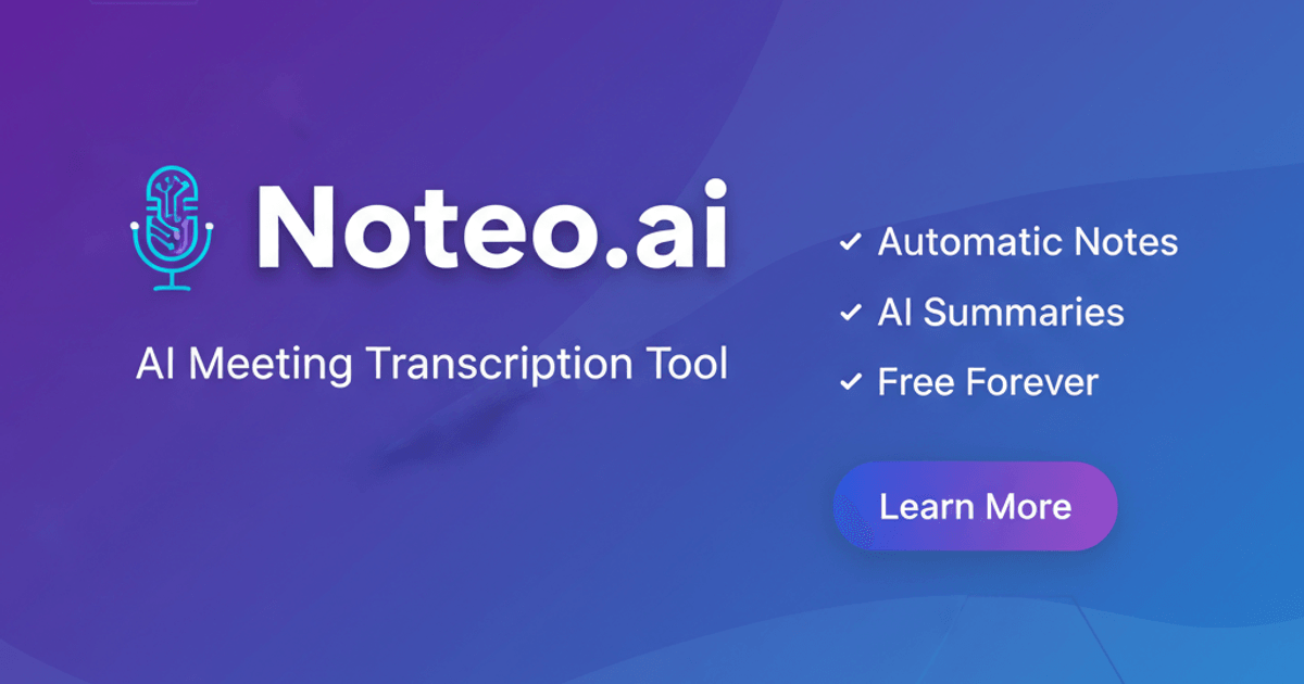 Noteo Noteo — AI Meeting Transcription for Zoom & Teams | Noteo.ai